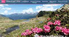 Desktop Screenshot of niederelbehuette.at